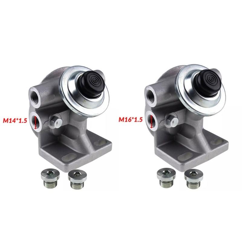 Hand Pump Fuel Filter Base Assembly for R45T R60T R90T Filters, Metal Bracket Base for Marine Service Tasks and Repair