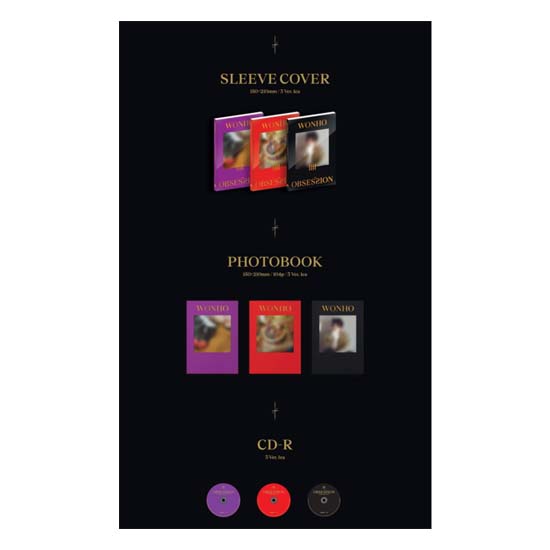 WONHO Single 1st Album OBSESSION