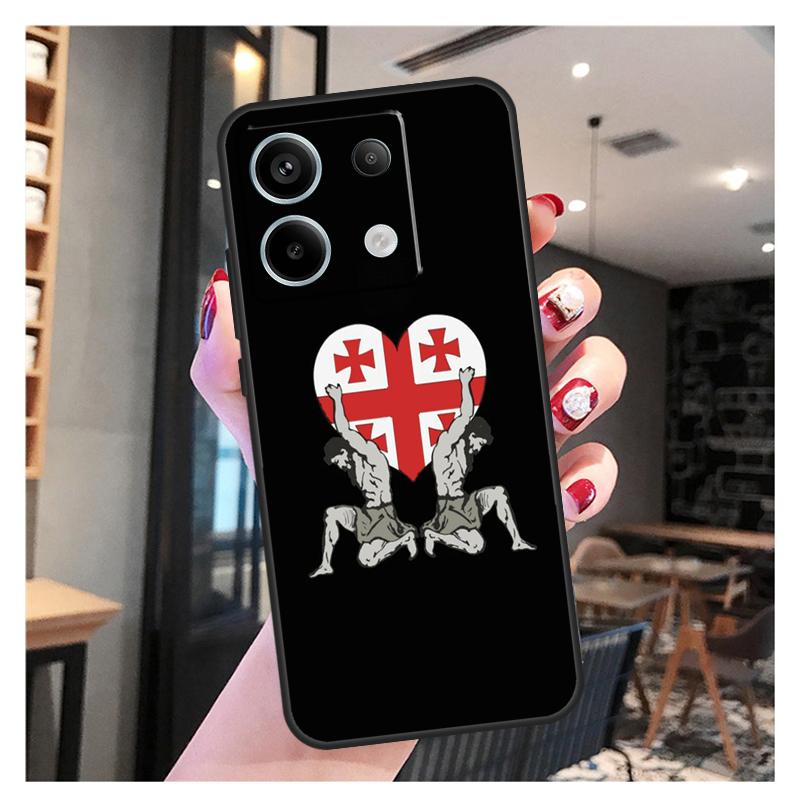 Georgia Flag Case For Xiaomi Redmi 12 13 C 9C 10C Redmi Note 13 Pro 9 10 11 12 9S 10S 11S 12S Back Cover