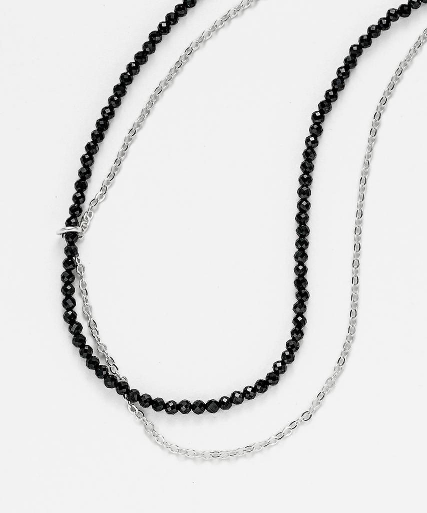 Attica Raw [Silver 925] Urban Spinel Necklace / Nas009