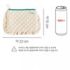 Daiso Frill Square Pouch