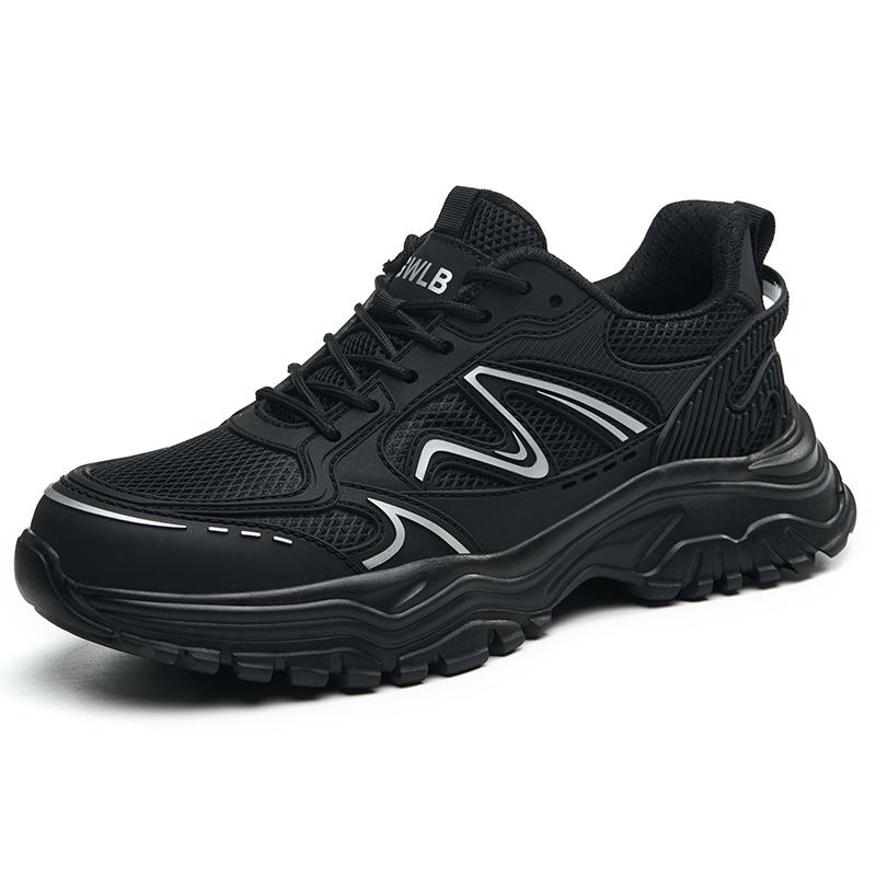 Lightweight Safety Shoes Men Women Steel Toe Sneakers Puncture Proof Breathable Work Safety Boots Security Protective Work Shoes