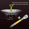 Stainless Steel Foldable Steamer Basket for Vegetables and Bread Cooking