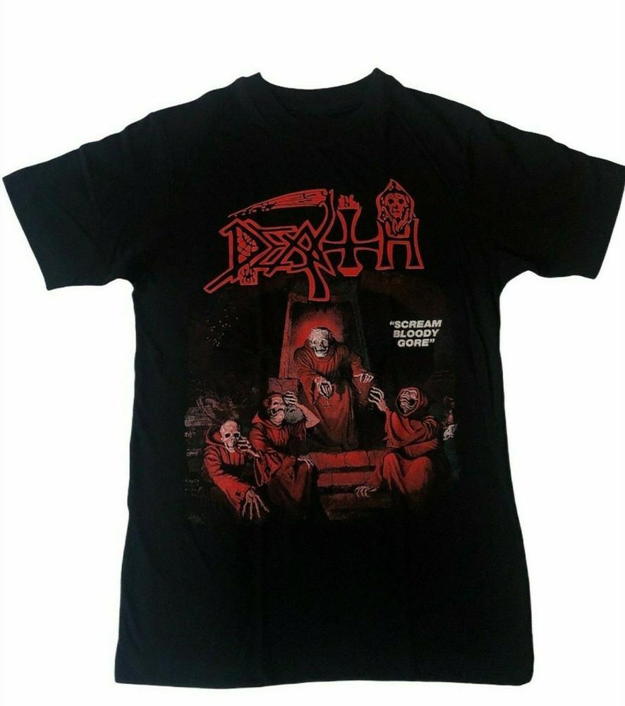 

Death Rock band Scream Bloody Gore Short Sleeve Black T Shirt S-4XL NL1139 Unisex T-Shirt XXL