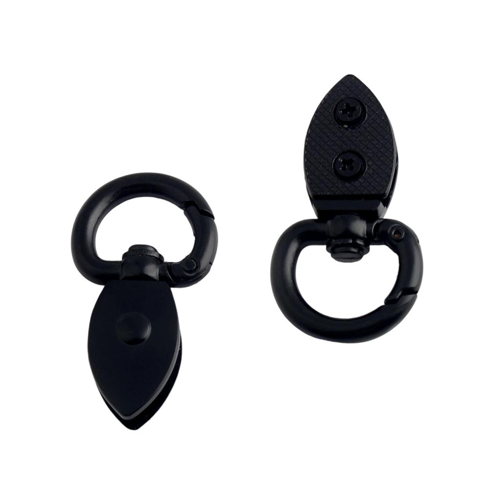 2Pcs Vintage Spring Clasp for Bag Straps Practical Metal Hardware Secure Side Release Buckle with Antique Finish