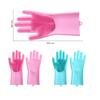 1Pair Pet Bathing Gloves Dog Cat Bathing Artifact Anti-scratch Anti-bite Soft Silicone Glove Hand Skin Protection Pet Supplies