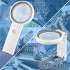 Foldable Handheld Magnifying Lens 30x 40x With 18 Led Light For Seniors Reading Coins Close-up Work