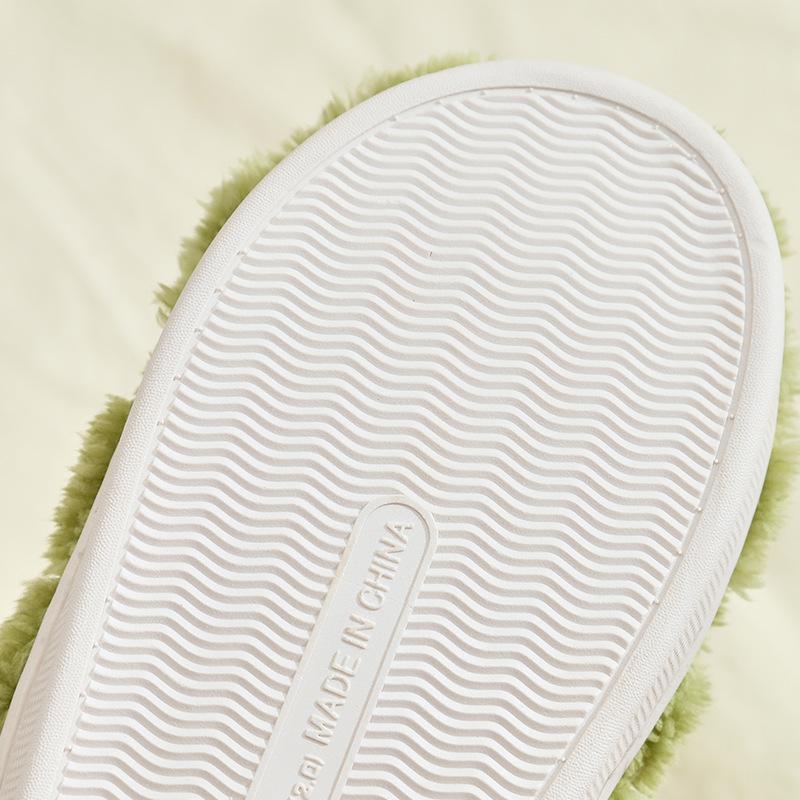 Cotton slippers women's winter  new indoor home home home non-slip warm plush slippers men's winter