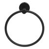 Towel Ring 304 Stainless Steel Wall Mount Matte Black Towel Holder Rack for Bathroom