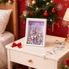 Christmas Tree Photo Frame BuildingBlocks, Small ParticleAssembly Toys, Light 3d Painting Ornaments, Christmas Handmade Diy Gifts