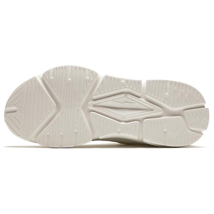 Anta Life Collection Cushioning Slip Resistant Low Top Casual Shoes Men's White Teal Blue 912428809-1