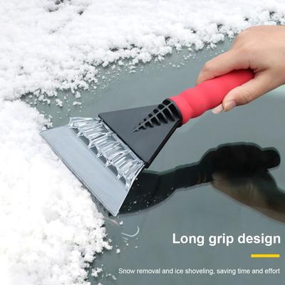 Hot Telescopic Car Windscreen Snow Removal Shovel Frost Removing Plastic Winter Snow Scraping Shovel Portable Ice Scraper