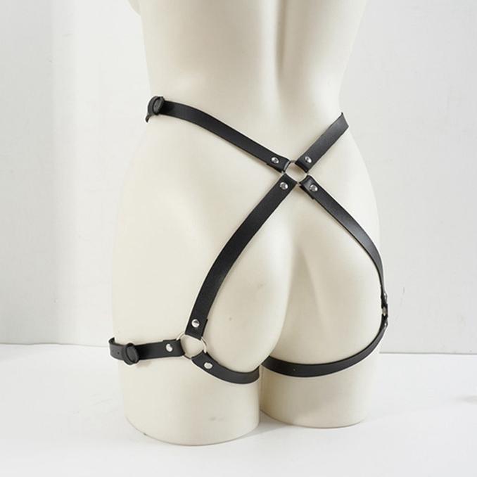 European and American Leg Leather Garter Belt Simple Sexy Belt Waist Chain Garter Belt