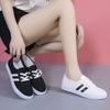 Shallow Mouth White Shoes Women's 2025 Spring and Summer New Korean Version of Canvas Shoes Casual Fashion Versatile Flat-soled Single Shoes Women's S