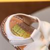 New Summer Style Children's Sandals for Baby Girls 0-1-2 Years Old, Hole Shoes with Closed-Toe and Bowknot, Princess Shoes.