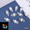 10Pcs Color Luminous Led Finger Lights Glow In The Dark Finger Flashlights Toys For Kids Birthday Rave Party Supplies