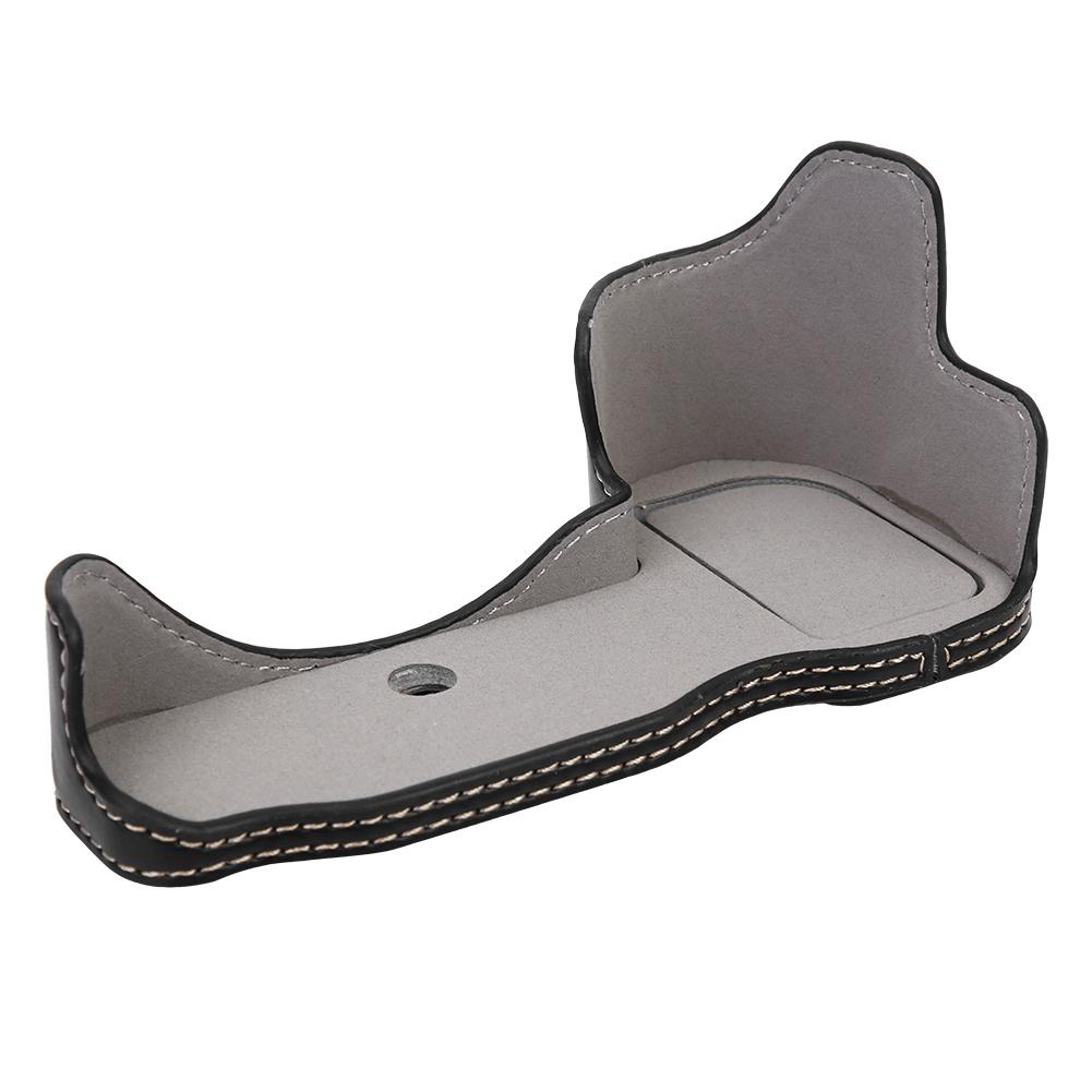 PU-lær Halvkropps Kameraveske Deksel Beskytter for Nikon Z6 Z7(svart)