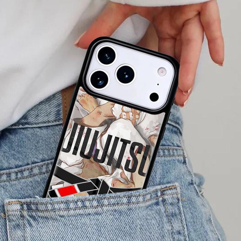 BJJ Brazilian Jiu Jitsu Art Sport Phone Case for iPhone 16e 15 14 13 12 17 Pro Max Plus Air 17pro Cover Coque