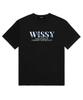 Wissi Flower Logo Short Sleeve T-Shirt (Ws005) Black
