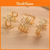 Style Metal Flower Open Bracelet With Starfish Charm For Women Summer