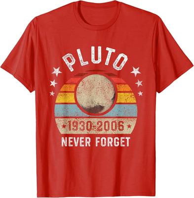 Never Forget Pluto 1930-2006 Funny Science Retro Unisex T-Shirt