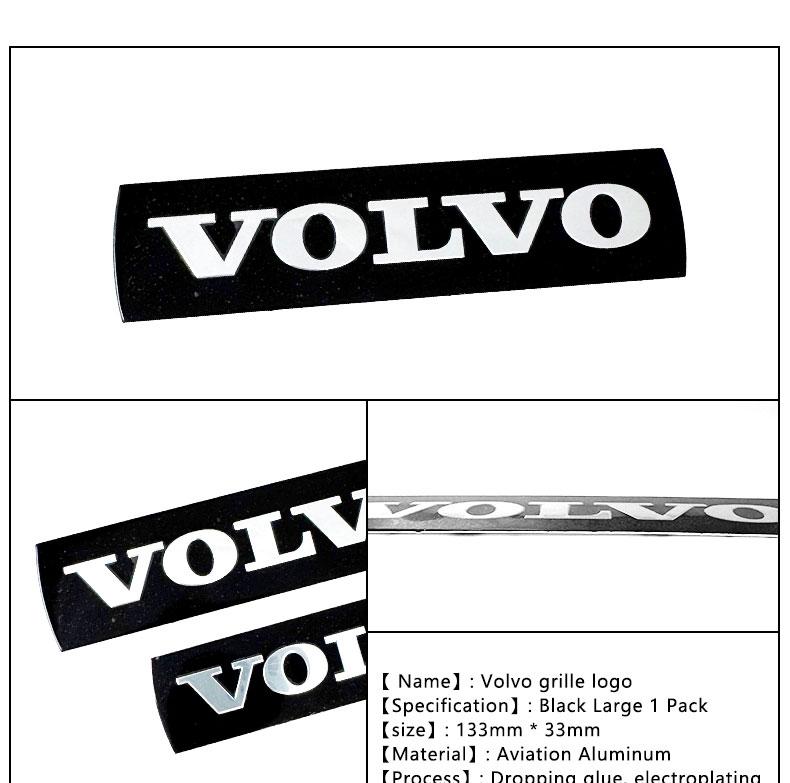 Acessórios de Decoração com Adesivo de Logotipo para Grade Frontal e Porta-malas de Carro Para Volvo Rdesign Polestar AWD V50 S60 XC60 S40 XC40 XC90 V60 S80 S90