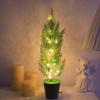 Artificial Plant With Led Lights Fake Plant Potted Tree Indoor Lighting For Living Room Hotel Villa Art Decor Bedroom Home Decor