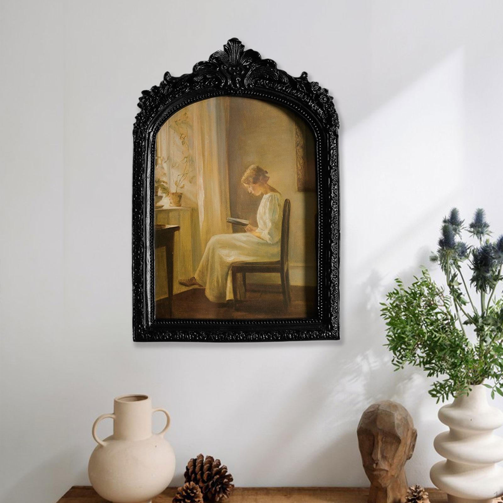 

Фоторамка для фотографий Декор для отеля Идеи подарков Дисплей Украшенный черный