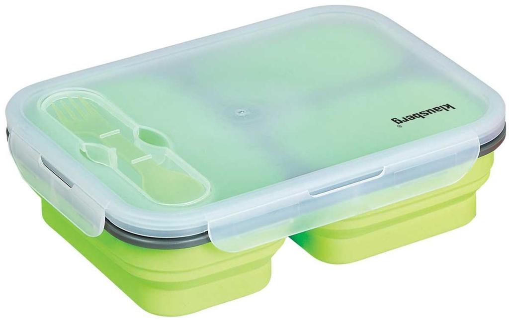 Silikonowy składany lunch box klausberg kb-7024 lumarko!