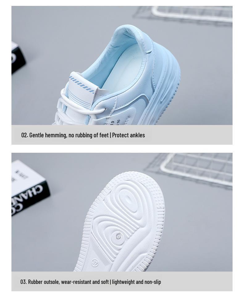 H012 Women's Dad Shoes: 2022 New Autumn Leather Casual Sneakers