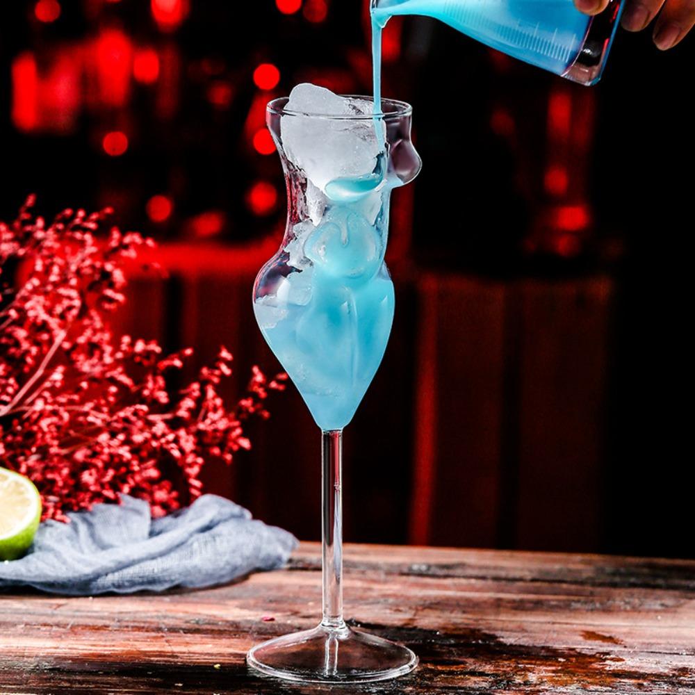 Sichtbares Bar Wein Glas Hitze-/Kältebeständig Weinkelch Einzigartiges Whisky Glas Kneipe
