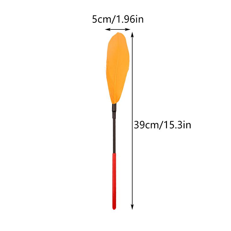 Feather Tickled Erotic Feather Whip Spank Flogger Bondage Blindfolded Stimulation Teasing Stick Adult Toys