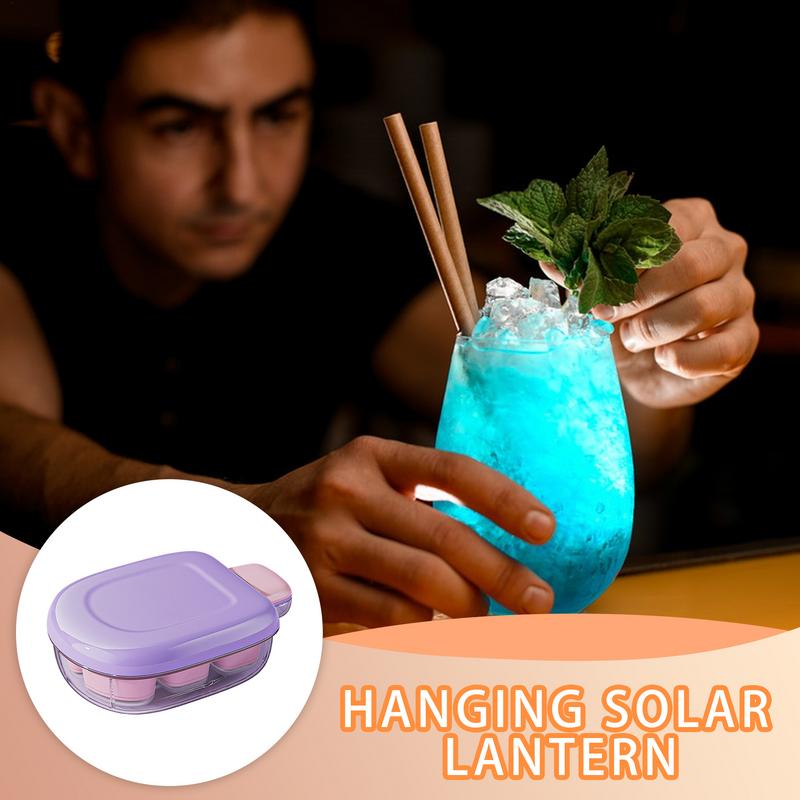 6 Grid Silicone IceCube Molds Big Tray Mold IceCube Maker Reusable Durable Bar Pub Whiskey Cocktail Ice Block Maker Model