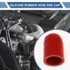 X AUTOHAUX Silicone Cap Silicone Plug Plumbing Processing Mecla Cap Plumbing End Cap Red