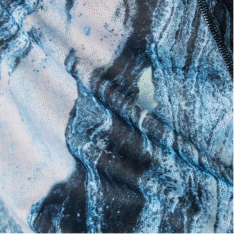 Adidas Move For Planet Airchill All Over Print Fashion Versatile Round Neck Sleeveless Vest Men Tops Blue IK4971