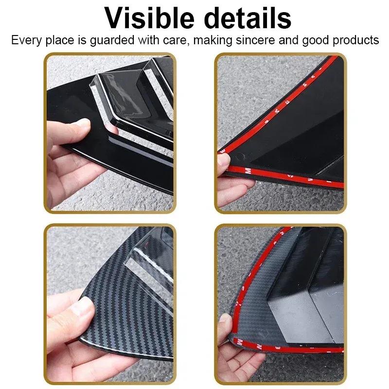 Auto Parts For Nissan X-Trail T32 Rogue 2014~  Car Rear Window Shutter Rear Side Triangle Window Blind Louver Conversion