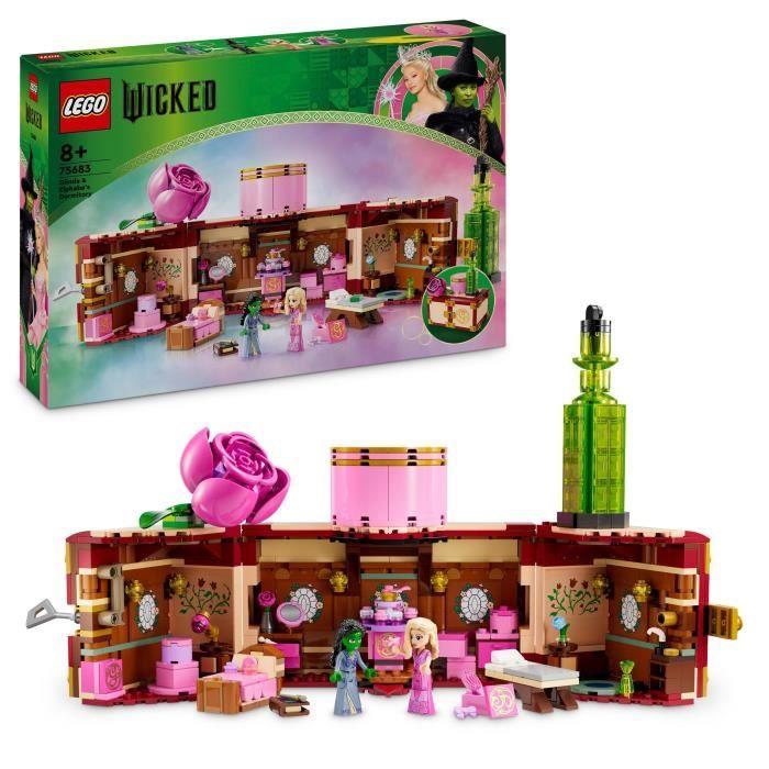 LEGO Wicked 75683 Le Dortoir de Glinda et d’Elphaba - Jouet de Construction enfant 8 ans