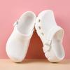 Hole Shoes Women's Summer Couple Indoor Bathroom Bath Non-slip Home Household Soft Bottom Eva Cool Slippers Men