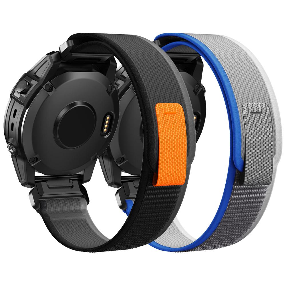 22mm 26mm Nylon Strap For Garmin Epix Pro 51mm 47mm Mk2i/Mk1 Enduro MARQ Gen 2 Outdoor Canvas Trail Loop Braided Quick Fit Bands