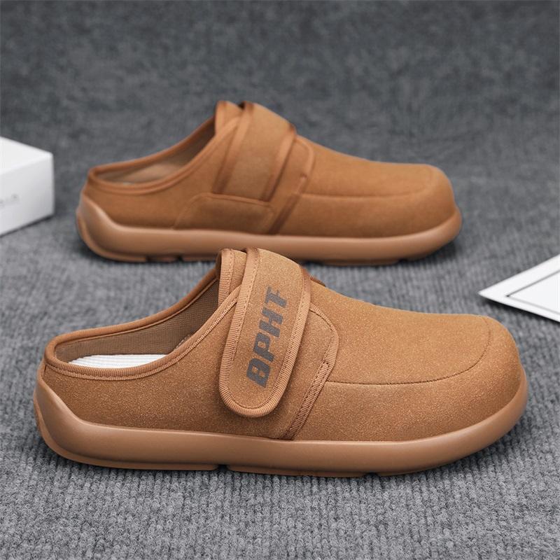 

CYYTL Мужские тапочки Повседневная уличная летняя обувь Дышащие кроссовки Для ходьбы, пеших прогулок Шлепанцы Роскошный дизайнерский дом Модные лоферы 39