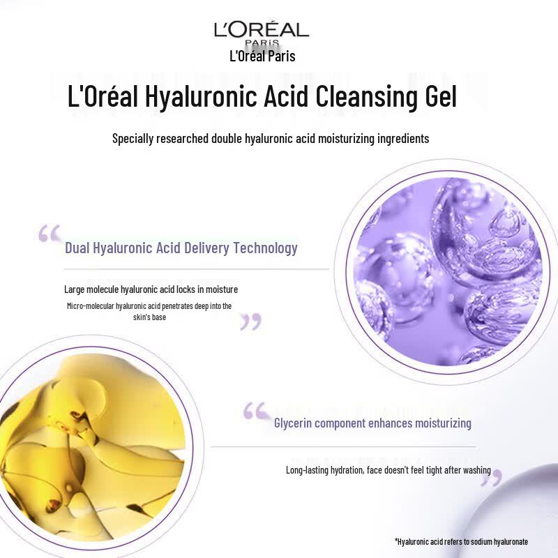 L'Oréal Hyaluronic Acid Amino Acid Cleanser