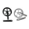 Chainring, Crank Arm, Single Crankset, Double Cover, Hollow Aluminum Alloy, Lightweight,
