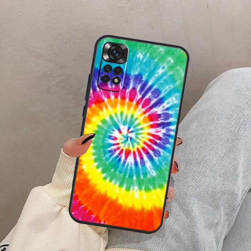 Colorful Tie Dye Rainbow Hippie Art For Xiaomi Redmi Note 14 10 11 12 13 15 Pro Plus Case Cover For Redmi 15 15C 14C 10C 12C 13C