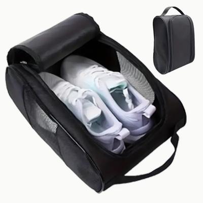 Tragbare Golfschuhtasche Oxford-Gewebe Schuhtragetaschen Atmungsaktiv Leichtgewichtige Golfhandtasche Staubdicht Fußball Tennisschuhtasche