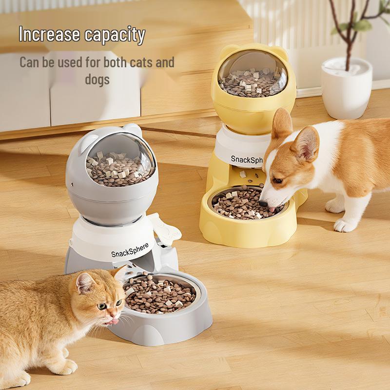 Cat & Dog Automatic Puzzle Feeder with Large Capacity Bowls