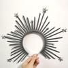 Lolita Halocrown Mary Halocrown Headband Spiked Halocrown Sunburst Greek Baroque Tiara Crown SunGoddess Headpiece