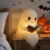 Cute Ghost Reading Book Lamp, LED Halloween Glow Spirit Night Light for Bedroom Study Room, Readers