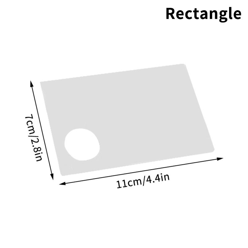 

Акриловая палитра для тонального крема, квадратная, круглая, косметическая жидкая смешивающая пластина, портативный инструмент для смешивания макияжа для ежедневных путешествий