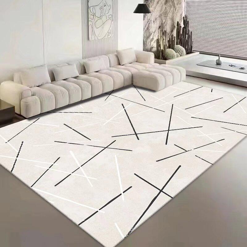 New Carpet Living Room Surprise Quiet Light Luxury Absorbent Anti-fouling Senior Bedroom Sofa Coffee Table Mat