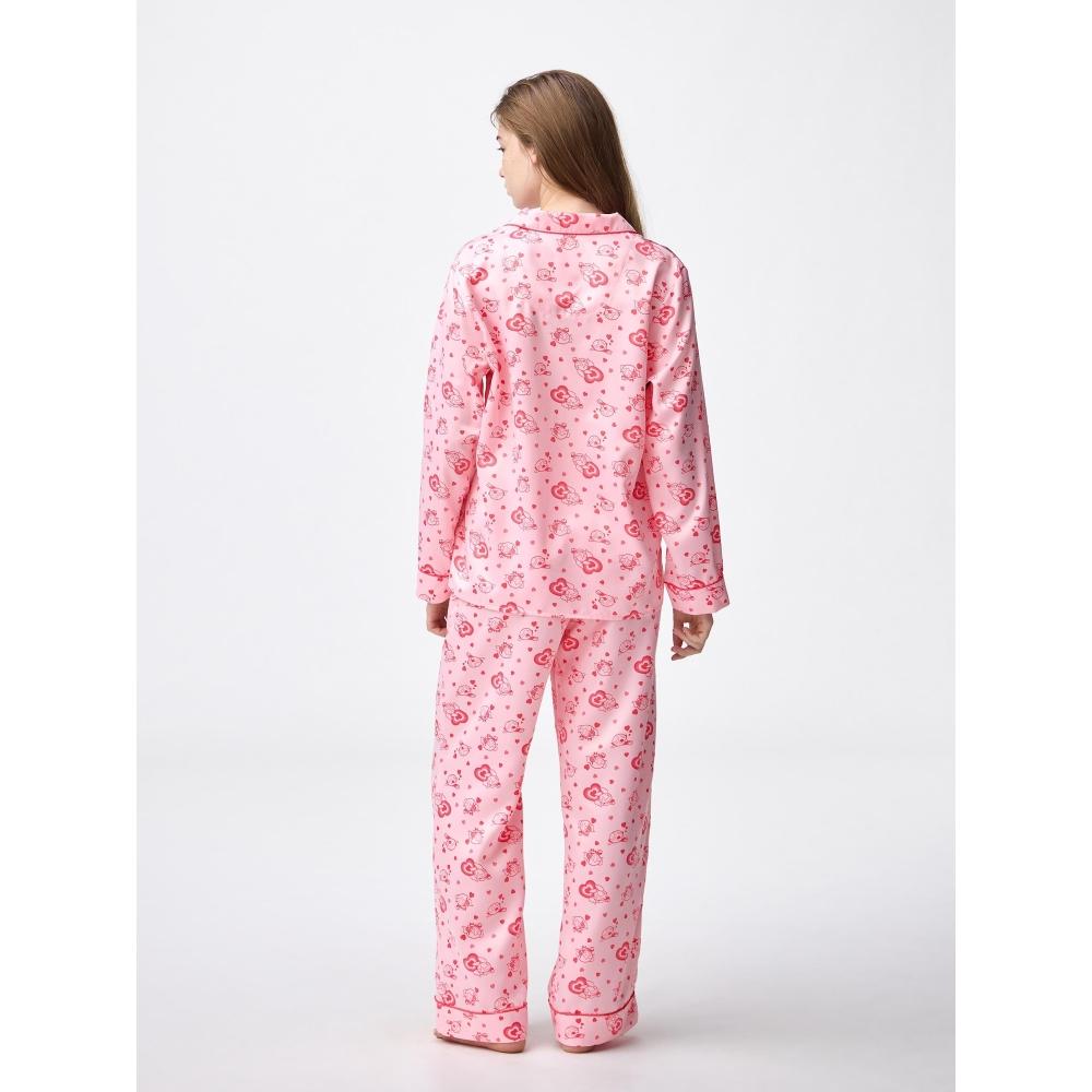 Gu By Uniqlo Satin Pajama  Long Sleeve   Long Pants  The Powerpuff Girls